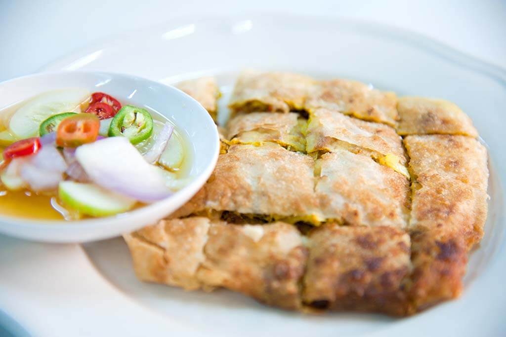 Bangkok street food -Roti Mataba