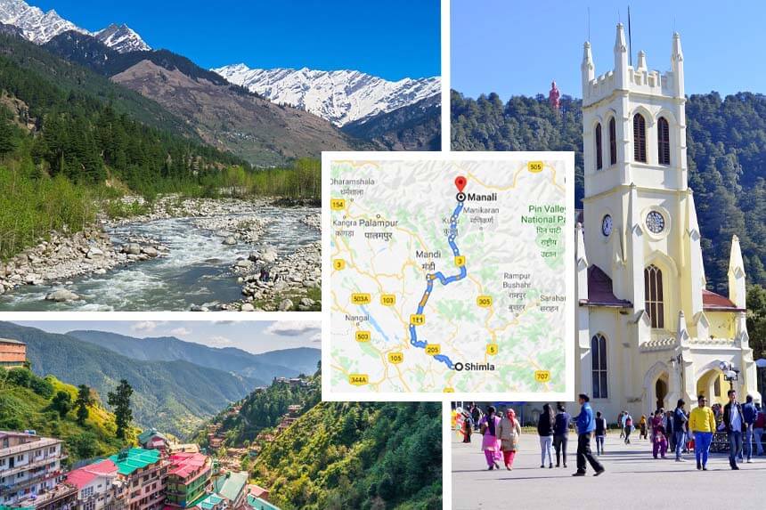 Shimla to Manali Distance Guide: By Road, Train, Bus, Car & Flight