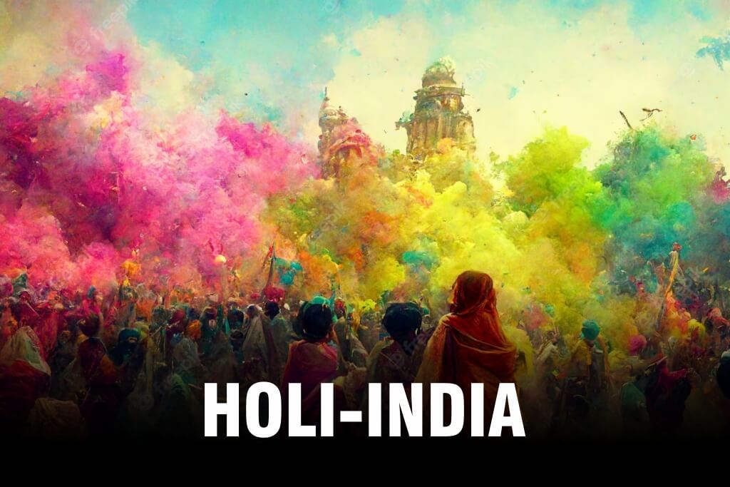Holi India