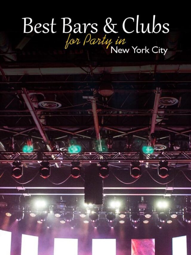 Best Bars and Clubs for Party in New York City