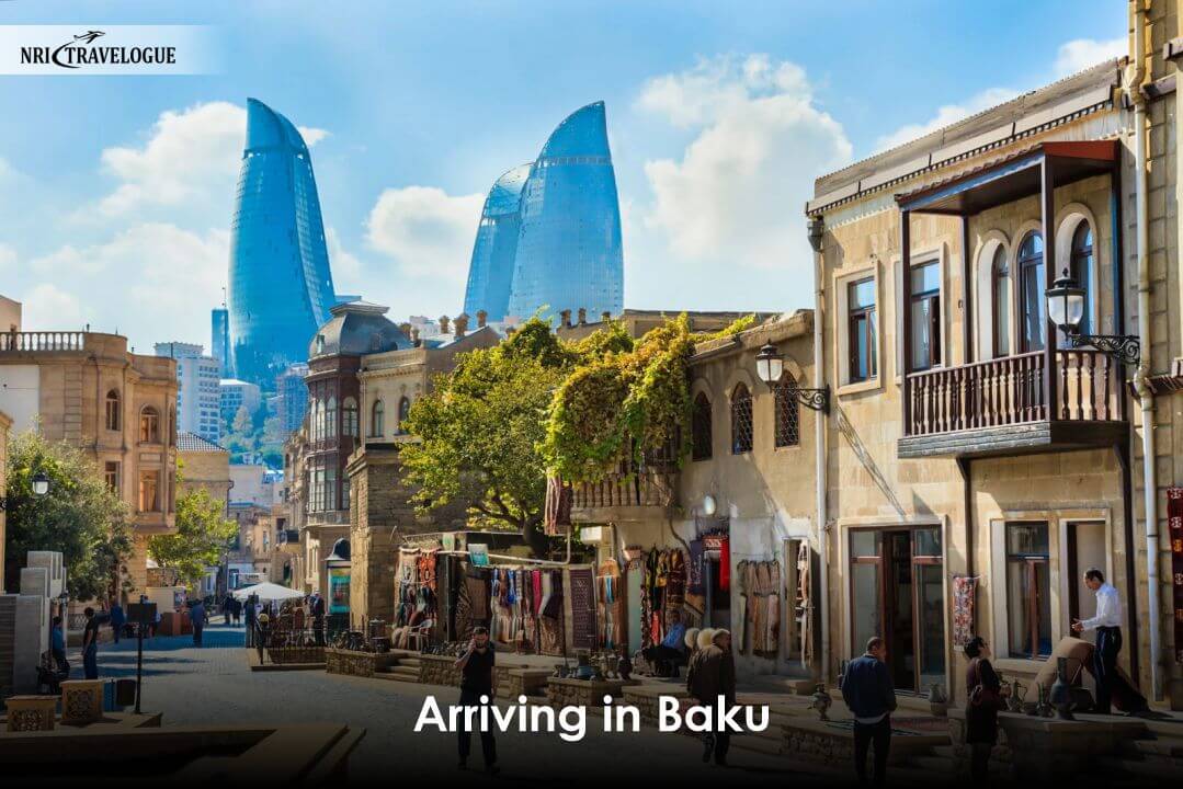 Arriving in Baku