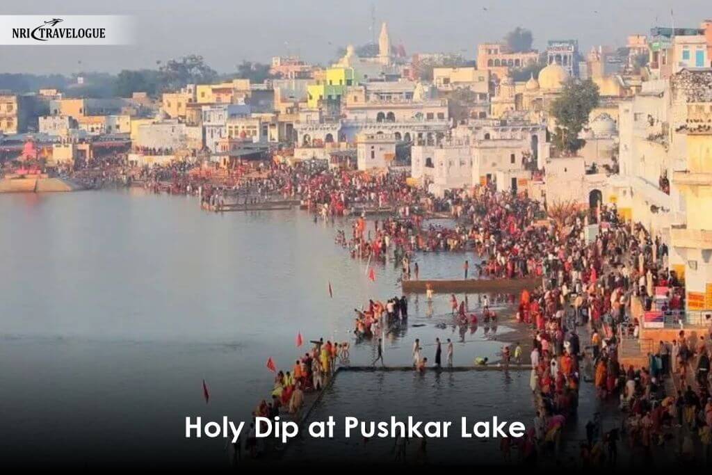 Holy Dip at Pushkar Lake