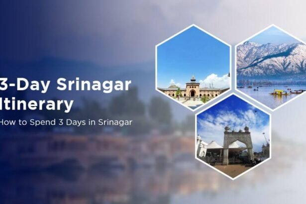 3 day srinagar itinerary