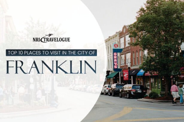 Scenic view of top tourist spots in Franklin city