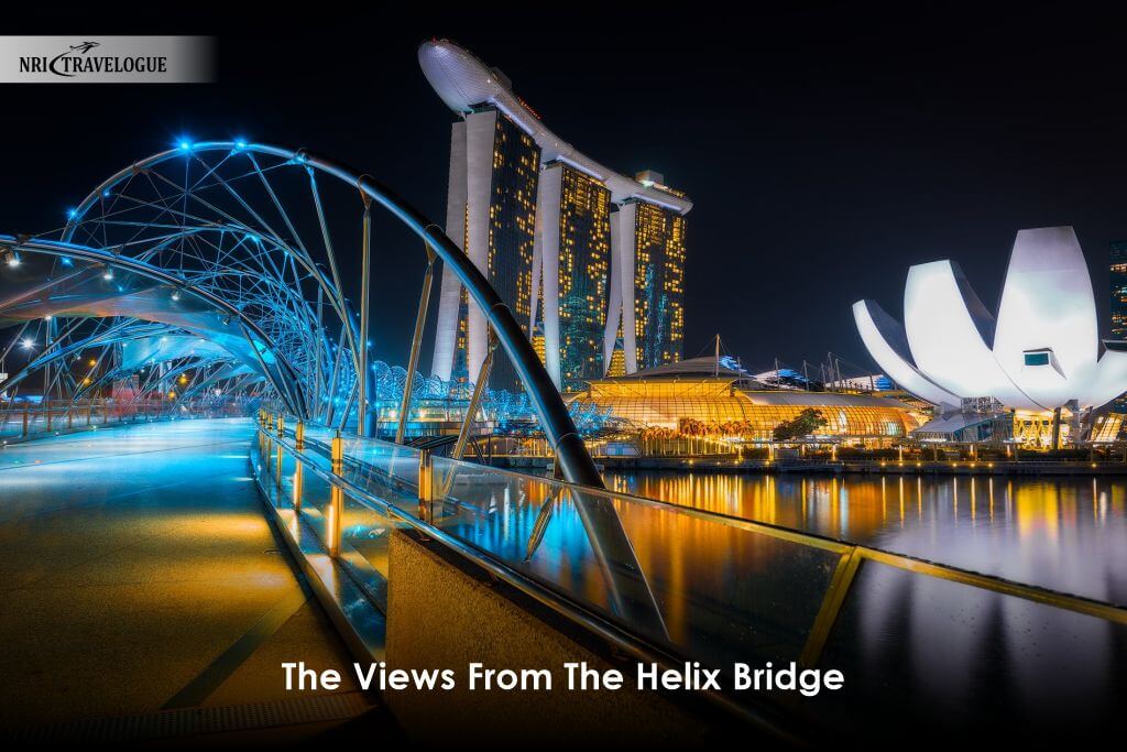 Views from the Helix Bridge