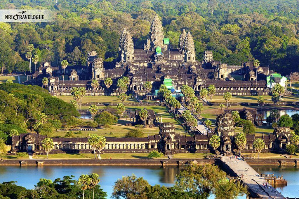 Travel routes to Angkor Wat