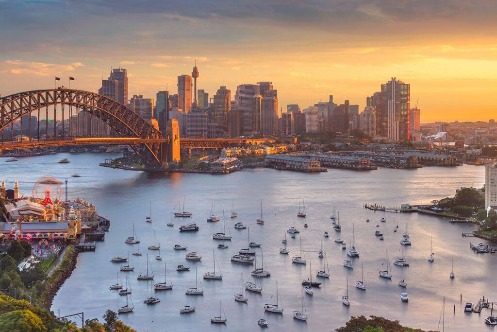 Sydney Harbour and the Opera House
