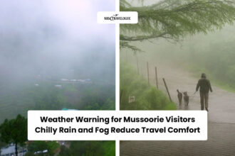 Weather Warning for Mussoorie Visitors Chilly Rain and Fog Reduce Travel Comfort