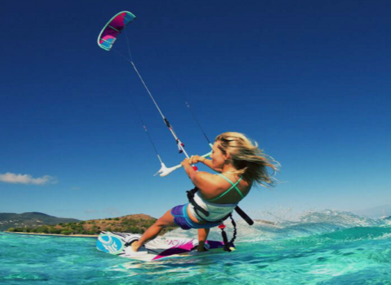 Kitesurfing