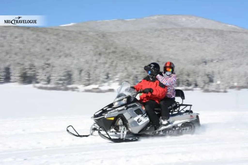 Snowmobiling and Snow Activities at Zero Point