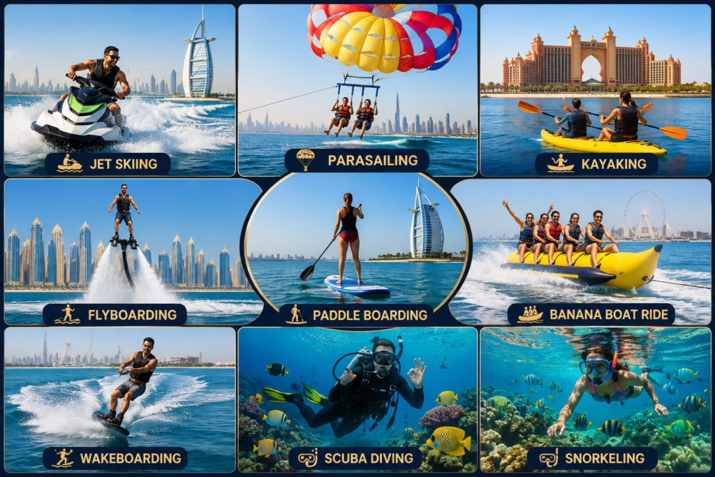 Water Activities in Dubai